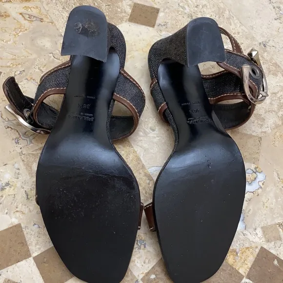 Prada, 4” heel, sandals