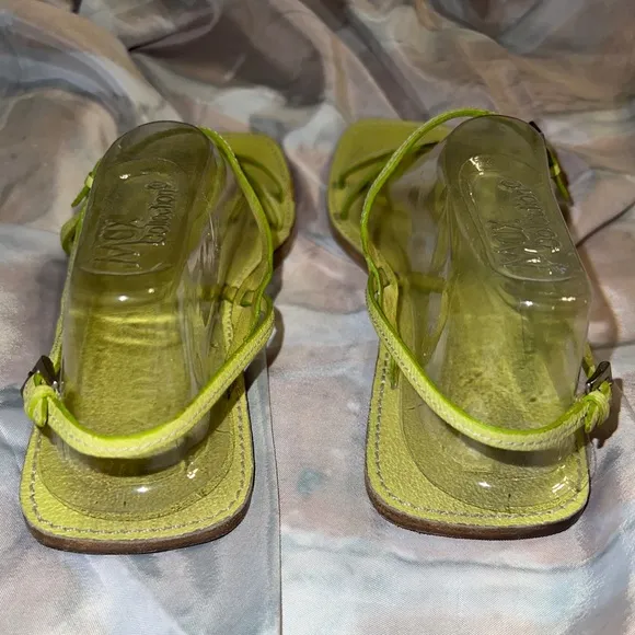 Prada Lime Green Sandals