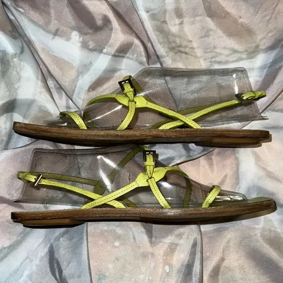 Prada Lime Green Sandals