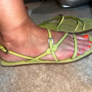 Prada Lime Green Sandals