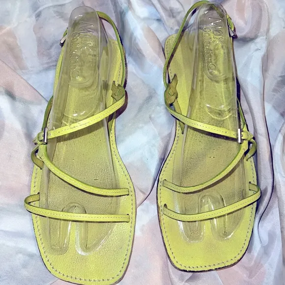 Prada Lime Green Sandals