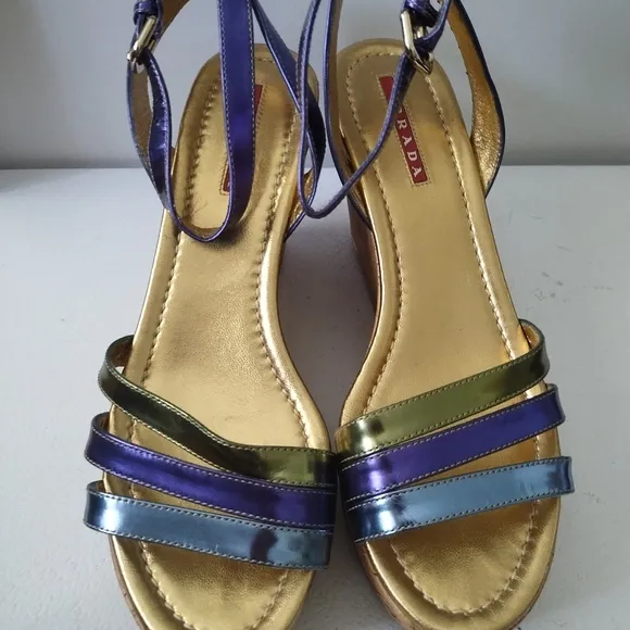 Prada platform sandals