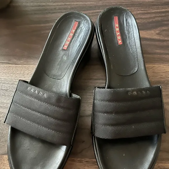 Prada platform sandals