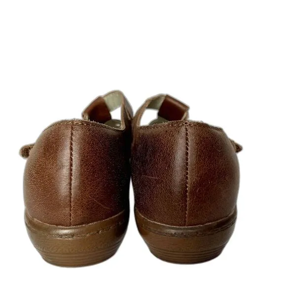 Propet Heather Fisherman Sandals Brown Leather Embroidery Grandmacore Sz 7 1/2