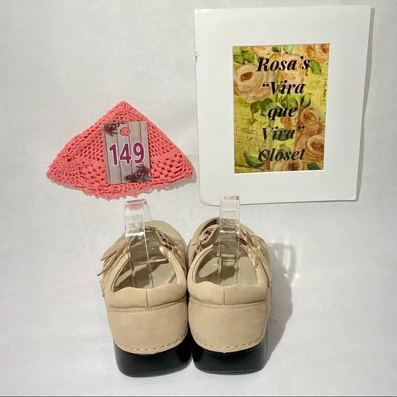Propet Pedic Walker Sandals Dusty Tan Nubuck NW/OT Adjustable Straps