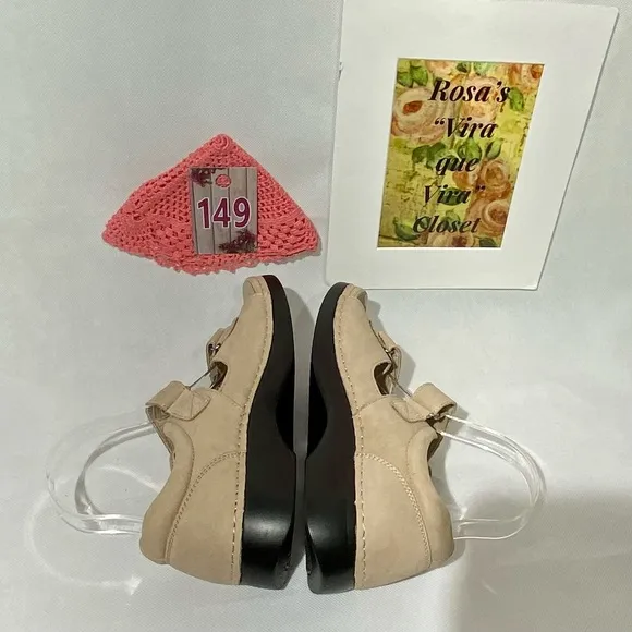 Propet Pedic Walker Sandals Dusty Tan Nubuck NW/OT Adjustable Straps