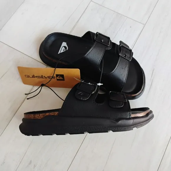QUIKSILVER NEW Boys Double Strap Deck Sandals