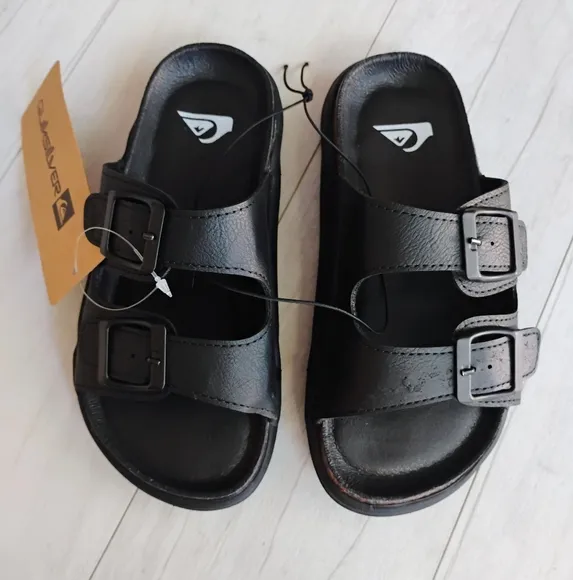 QUIKSILVER NEW Boys Double Strap Deck Sandals