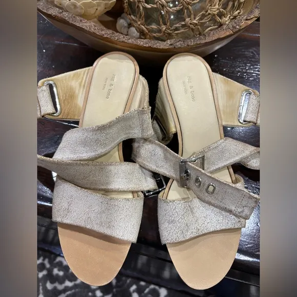 Rag &amp; Bone Damien Wedge Sandals