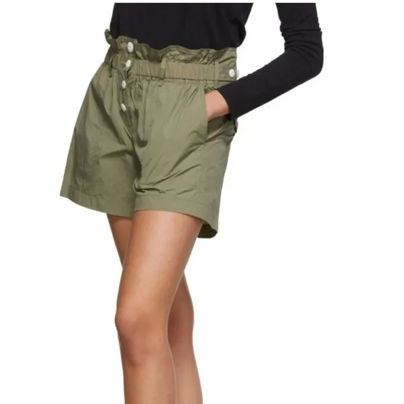 Rag &amp; Bone Glenn paperbag waist shorts Size 8