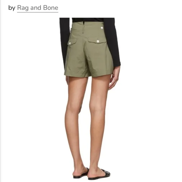 Rag &amp; Bone Glenn paperbag waist shorts Size 8