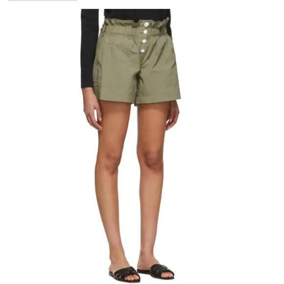 Rag &amp; Bone Glenn paperbag waist shorts Size 8