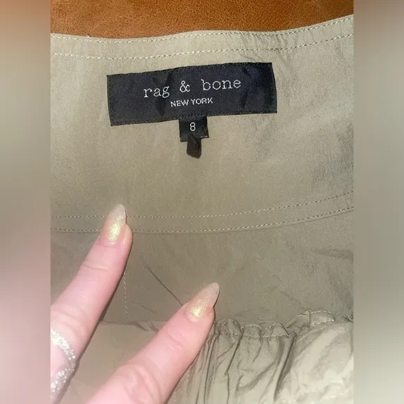 Rag &amp; Bone Glenn paperbag waist shorts Size 8