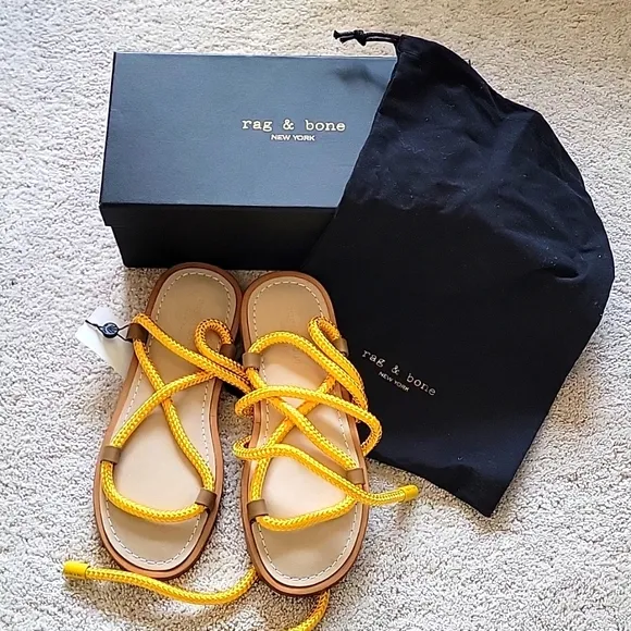 Rag &amp; Bone Infinity wrap sandals NIB