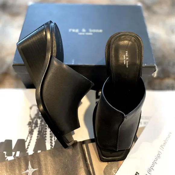 rag &amp; bone Santiago Wedge Slide Sandal