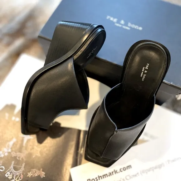 rag &amp; bone Santiago Wedge Slide Sandal