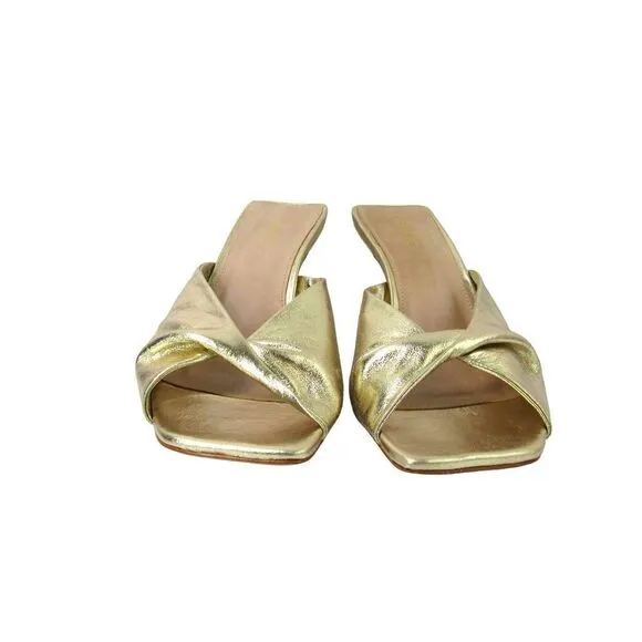 Raye Women's Dane Heels in Gold SZ 9.5