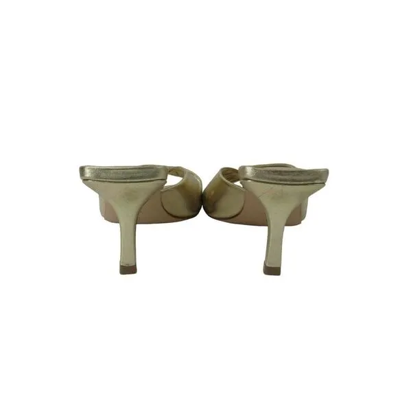 Raye Women's Dane Heels in Gold SZ 9.5
