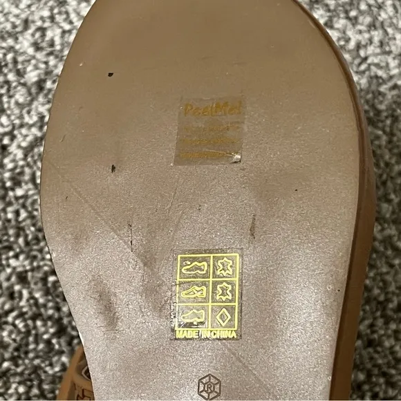 Raye x REVOLVE NWOT Hoxton Strappy Leather Sandals in Cognac 7.5