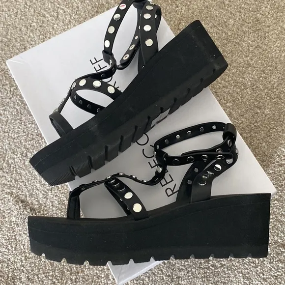 Rebecca Minkoff Studded Platform Louisa Sandals