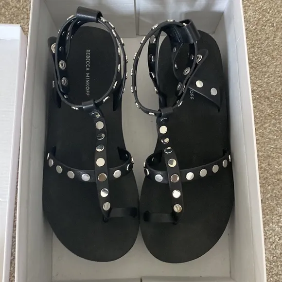 Rebecca Minkoff Studded Platform Louisa Sandals