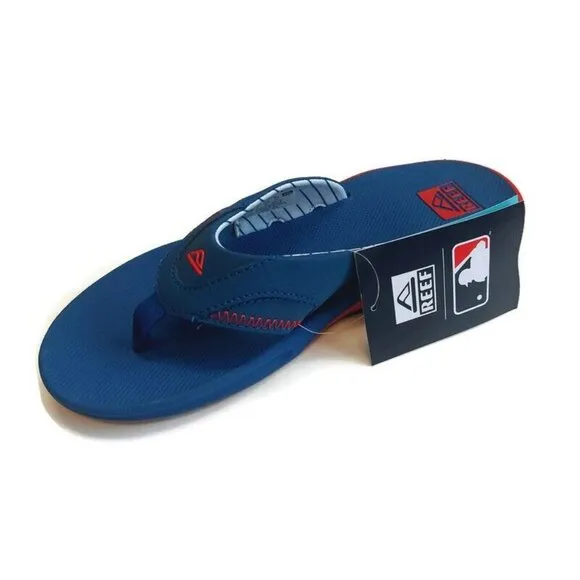 REEF Fanning X MLB Chicago Cubs Bottle Opener Sandals Mens Size 8 Womens 10