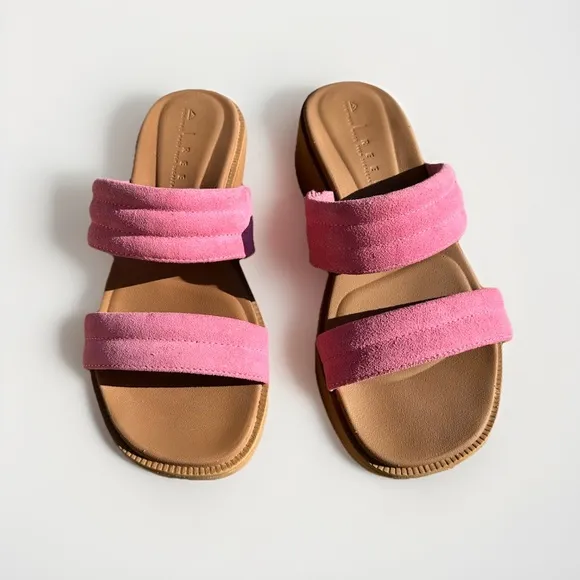 REEF WOMEN'S LOFTY LUX HI MALIBU Platform Sandals IN PINK Size 8 Beach Summer
