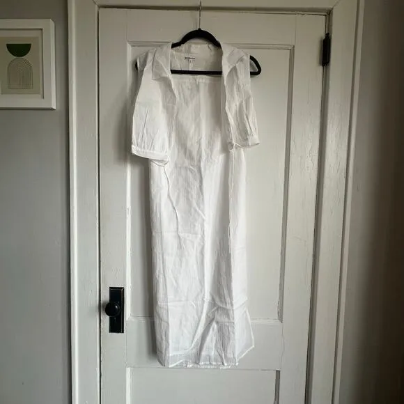 Reformation Sails Two Piece Set White Linen Size 10 NWT