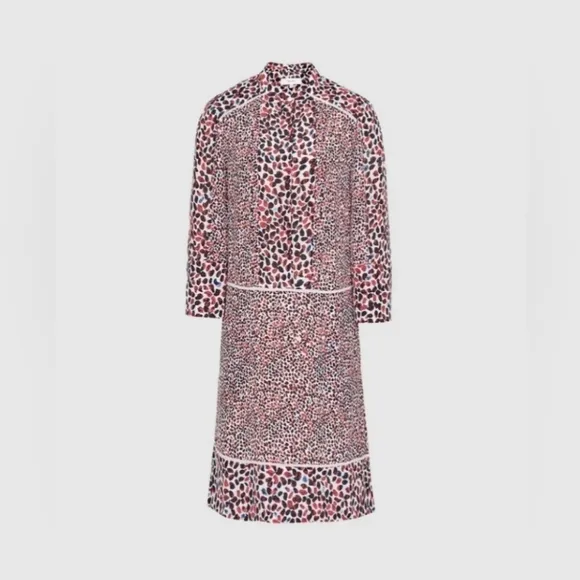 Reiss Anush Floral Printed Tea Dress | Size 6