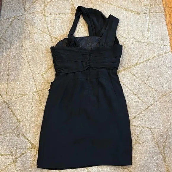 🍵🍕🍦REISS Sassy sheath dress draped asymmetrical black