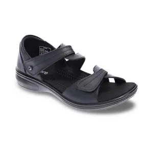 Revere Geneva Black Closed Heel Leather Sandals Comfort Shoe Size 11