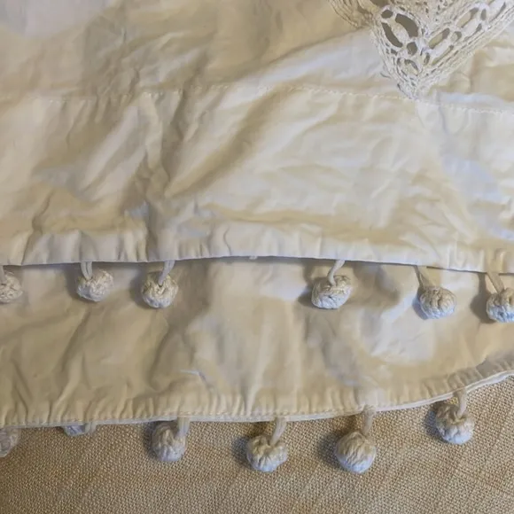 RHODE | White Heart Eyelet Malaya Skirt