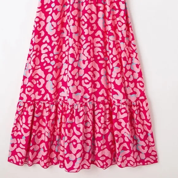 Roaming Beauty Leopard Maxi Dress