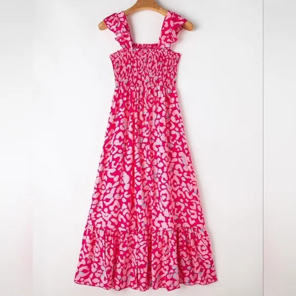 Roaming Beauty Leopard Maxi Dress