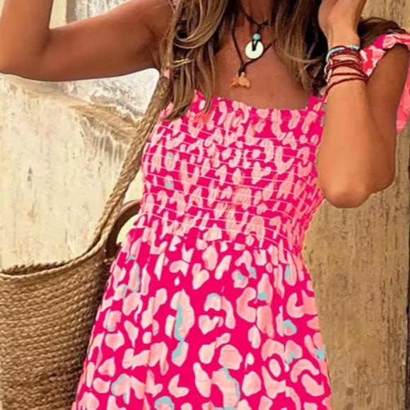 Roaming Beauty Leopard Maxi Dress