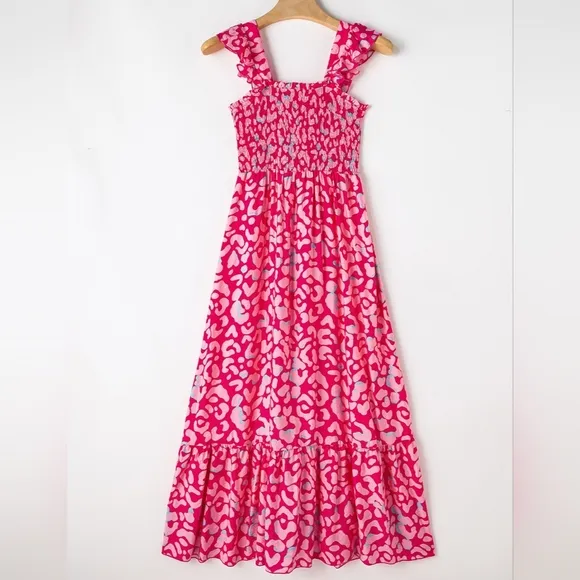 Roaming Beauty Leopard Maxi Dress