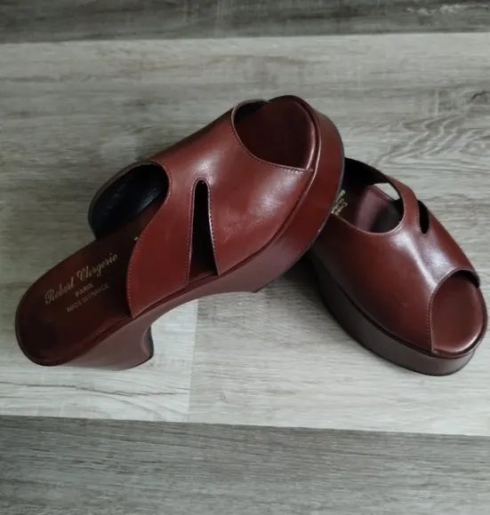 Robert Clergie Platform Sandals 6.5