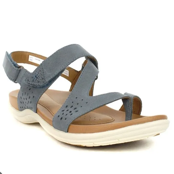 Rockport Cobb Hill Rubey Blue Sling Thong Sandals Sport Comfort Durable 10 W