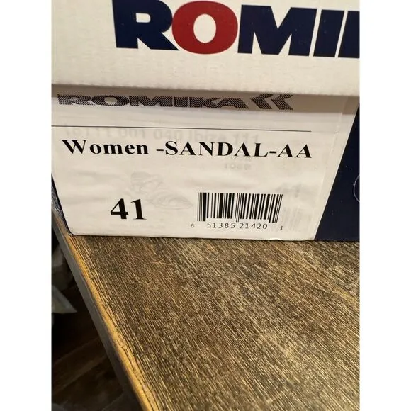 Romika IBIZA 111 - Camel Size 41 US  9.5‎ Sandal Strappy Brown