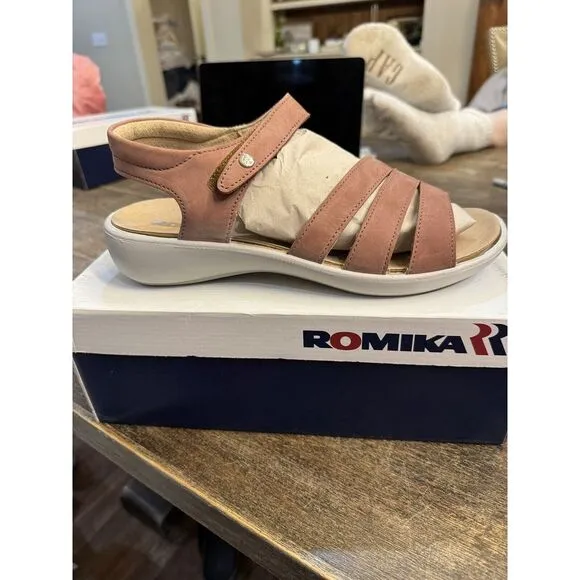 Romika IBIZA 111 - Camel Size 41 US  9.5‎ Sandal Strappy Brown
