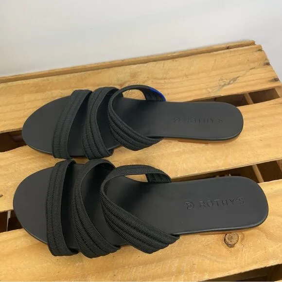 Rothy's Triple Band Slide Slip-On Sandals Women's W9