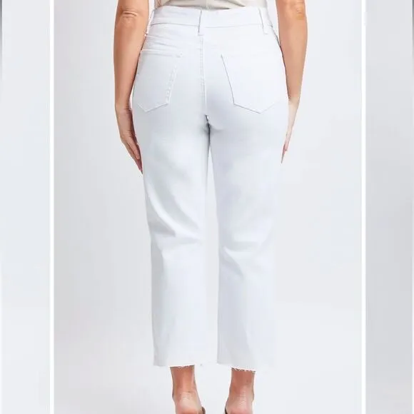 Royalty Vintage High Rise Slim Straight Cropped Jeans NWT