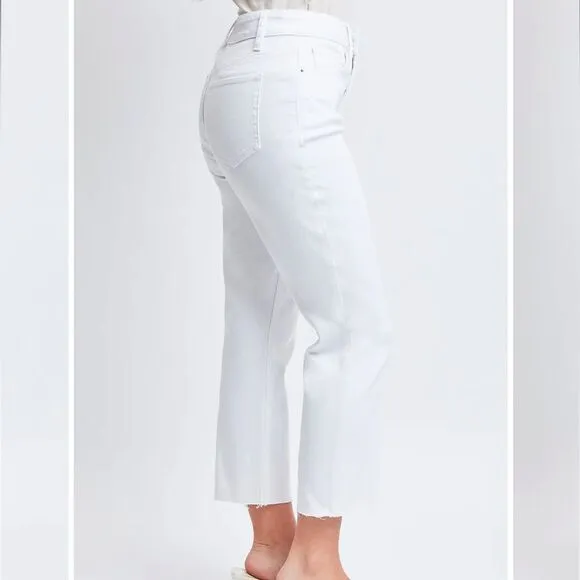 Royalty Vintage High Rise Slim Straight Cropped Jeans NWT