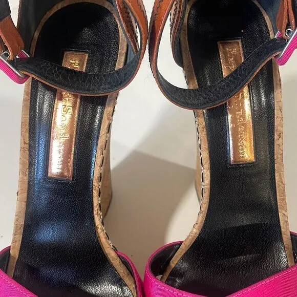 Rupert Sanderson Wedge/Platform Sandals Size 38.5