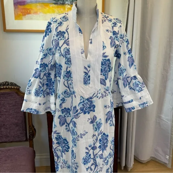 Sail to Sable Long Sleeve Tunic Dress