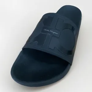 Salvatore Ferragamo Groove Signature Slide Sandals
