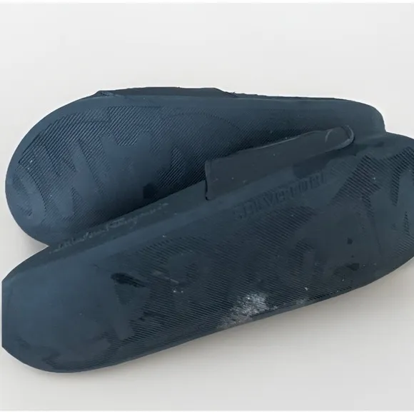 Salvatore Ferragamo Groove Signature Slide Sandals