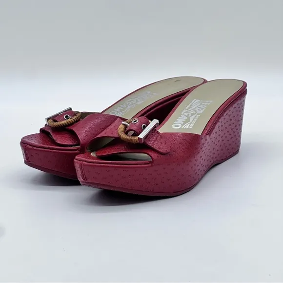 Salvotore Ferragamo Platform Sandals. Size 6.5