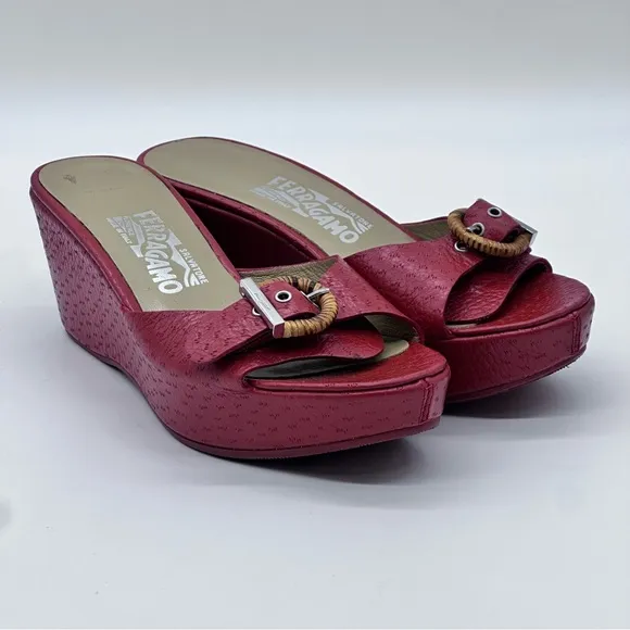Salvotore Ferragamo Platform Sandals. Size 6.5