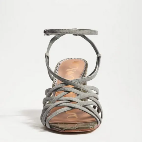 SAM EDELMAN Block Heel Strappy Sandals